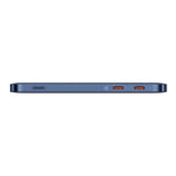 Baseus Blade2 12000mAh 65W Power Bank with Digital Display (with Baseus Mini White Series USB-C - USB-C 100W (20V/5A) 50cm Black Cable) - Blue
