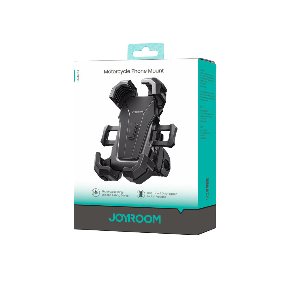 Joyroom JR-ZS598 Anti-vibration Handlebar Phone Holder - Black