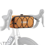 Rockbros TL001 ROAD TO SKY 1.9L Handlebar Bike Bag Waterproof - Orange