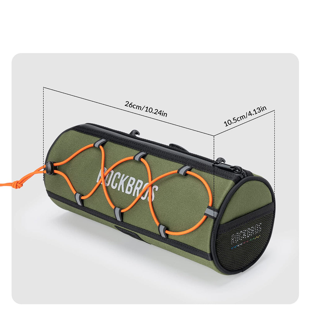 Rockbros TL002 ROAD TO SKY 1.5L Handlebar Bike Bag Waterproof - Green