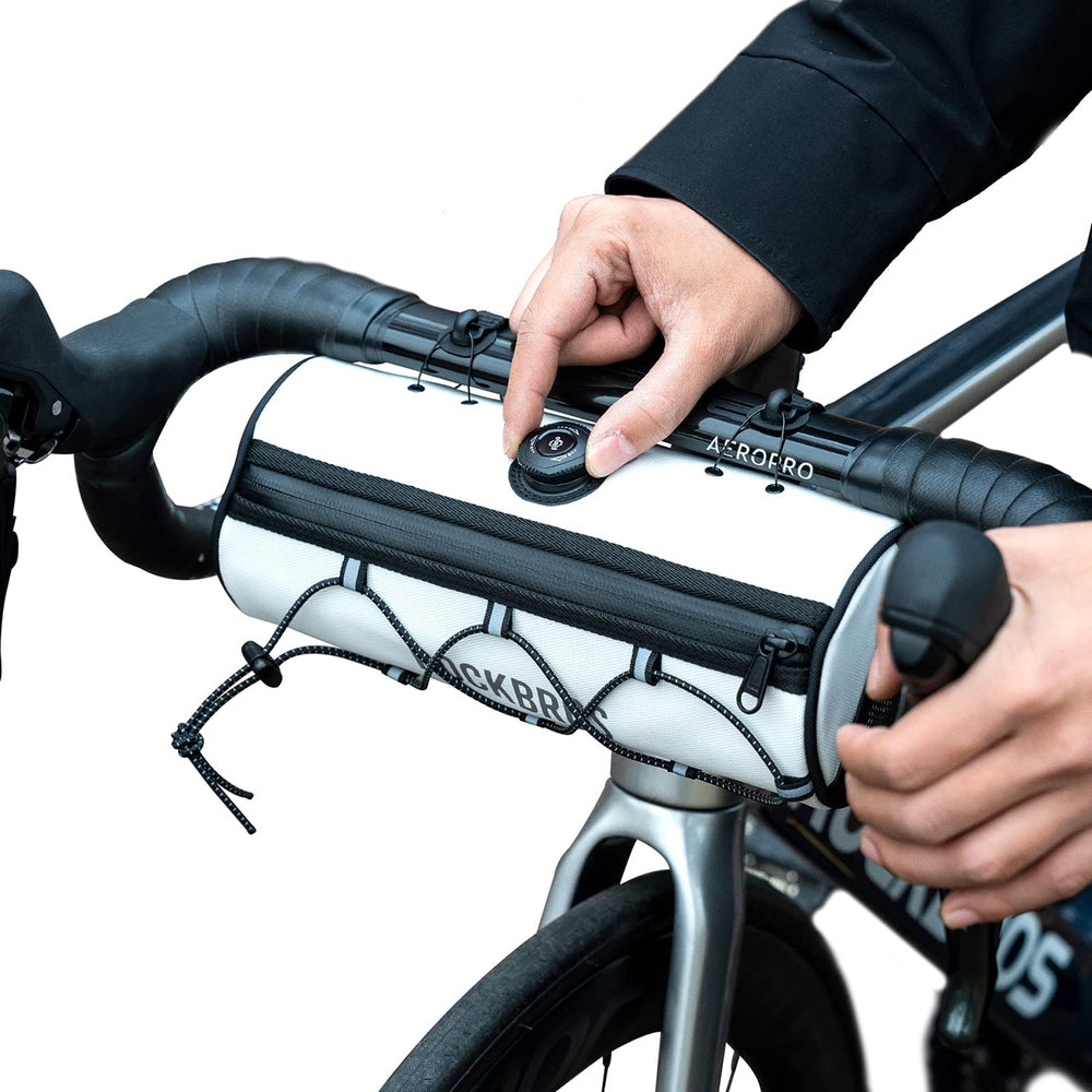 Rockbros TL002 ROAD TO SKY 1.5L Waterproof Handlebar Bike Bag - White