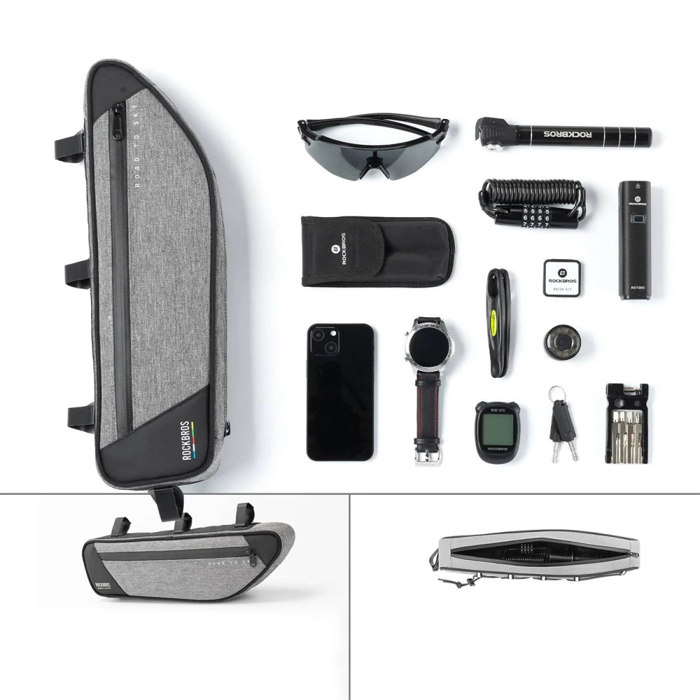 Rockbros TL003 ROAD TO SKY 2L Frame Bag Waterproof - Gray