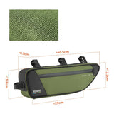 Rockbros TL003 ROAD TO SKY 2L Frame Bag Waterproof - Green