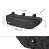 Rockbros TL003 ROAD TO SKY 2L Frame Bag Waterproof - Black