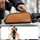 Rockbros TL004 ROAD TO SKY 0.7 l waterproof frame bag - orange