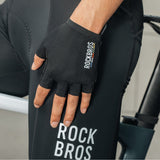 Rockbros TLS004 ROAD TO SKY Kort støddæmpende cykelhandsker M - sort