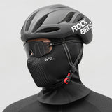 Rockbros LF25699 Fleece Bicycle Balaclava - Black