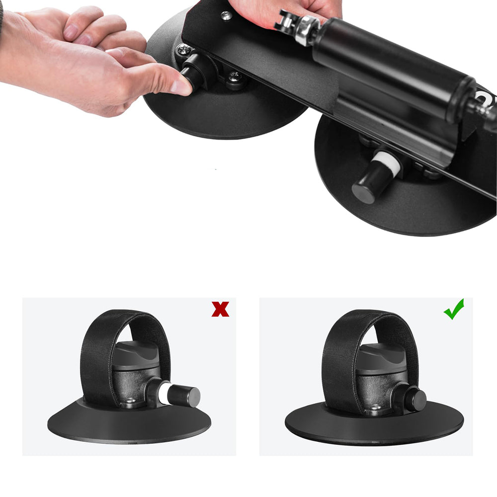 Rockbros XP1001 Roof Rack with Suction Cups for 1 Bike - Black