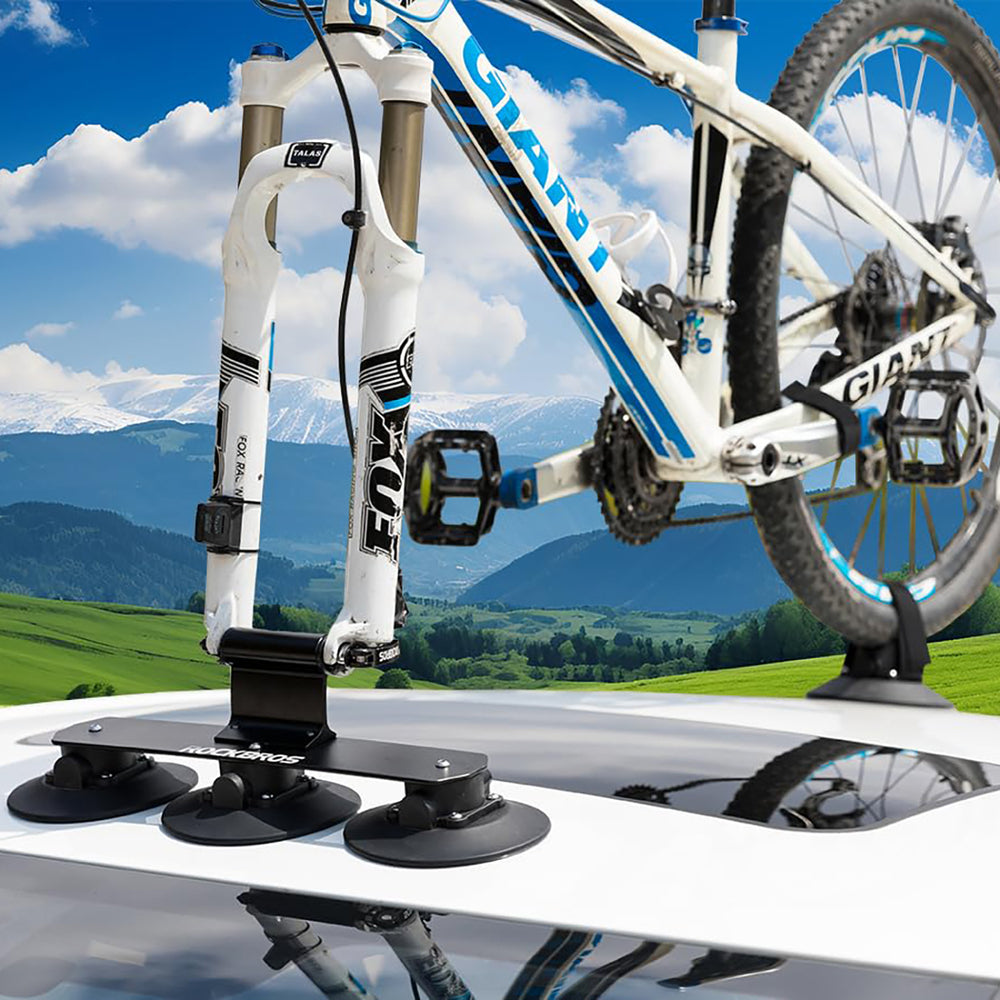 Rockbros XP1001 Roof Rack with Suction Cups for 1 Bike - Black
