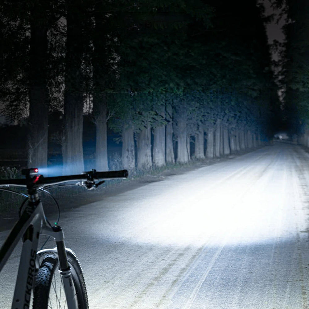 Rockbros RHL400 Front Bike Light 400lm USB-C - Black