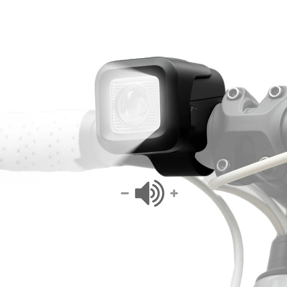 Rockbros SKL01 Front Bike Light 450 lm with 120 dB USB-C Bike Bell - Black
