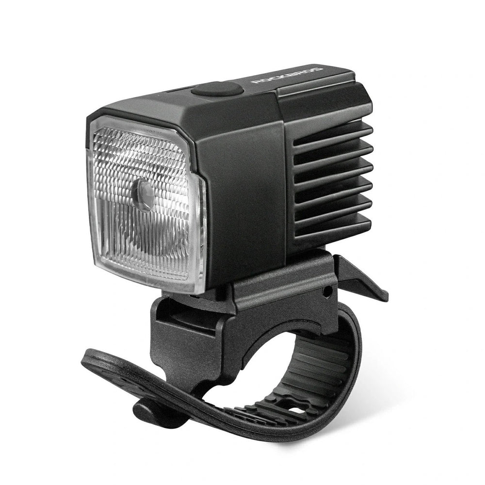 Rockbros RHL1600 Front Bike Light 1600lm with External Power Supply USB-C - Black