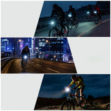 Rockbros RHL950 Front Bike Light 950lm with Removable USB-C Battery - Black