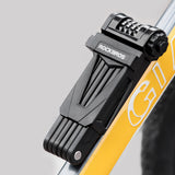Rockbros LFCXR0085 Folding Bike Lock with Combination - Black