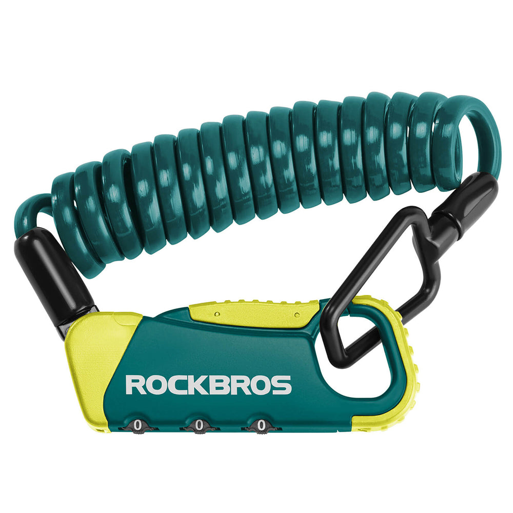 Rockbros RBK6N Combination Bike Lock - Turquoise