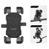 Rockbros HW-117 Handlebar Clamp Phone Holder - Black and Gray