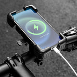 Rockbros HW-117 Handlebar Clamp Phone Holder - Black and Gray