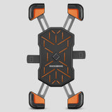 Rockbros HW-117 Handlebar Clamp Phone Holder - Black and Orange