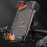 Rockbros HW-117 Handlebar Clamp Phone Holder - Black and Orange