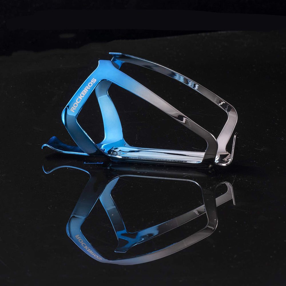 Rockbros RKL02 Aluminum Bottle Cage - Blue and Silver