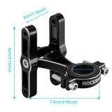 Rockbros KS-415 Aluminum Adjustable Bottle Cage Adapter - Black
