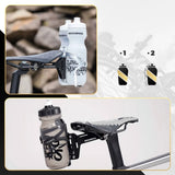 Rockbros 31210003001 Bottle Cage Adapter for Aluminum Saddle - Black