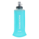 Rockbros 35210027001 soft flask running water bottle 500 ml - light blue