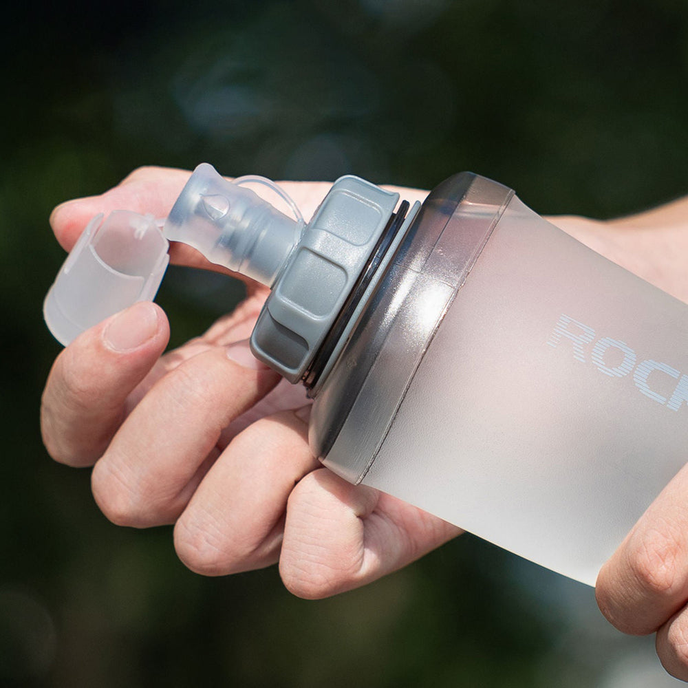 Rockbros 350017001 soft flask running water bottle 500 ml - white