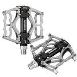 Rockbros JT201012LS 2010-12L Aluminum Platform Bicycle Pedals - Silver
