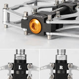 Rockbros JT201012LS 2010-12L Aluminum Platform Bicycle Pedals - Silver