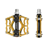 Rockbros JT201012LG 2010-12L Aluminum Platform Bicycle Pedals - Gold
