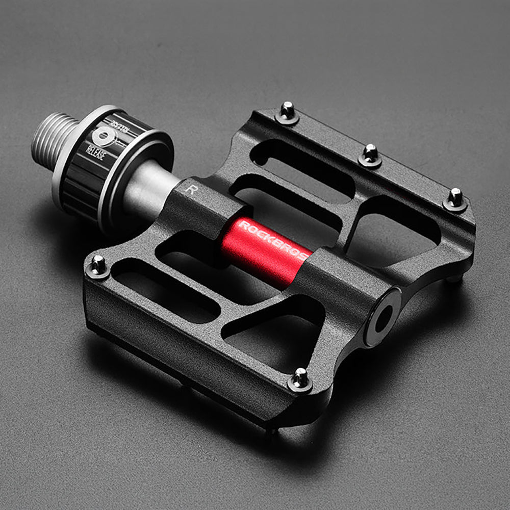 Rockbros K3462F-BK Detachable Quick Release Bicycle Pedals - Black