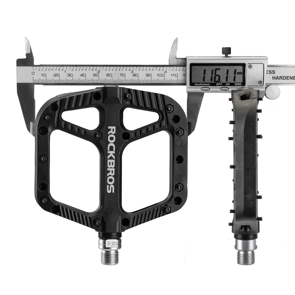 Rockbros 2018-12A Nylon Bicycle Pedals - Black