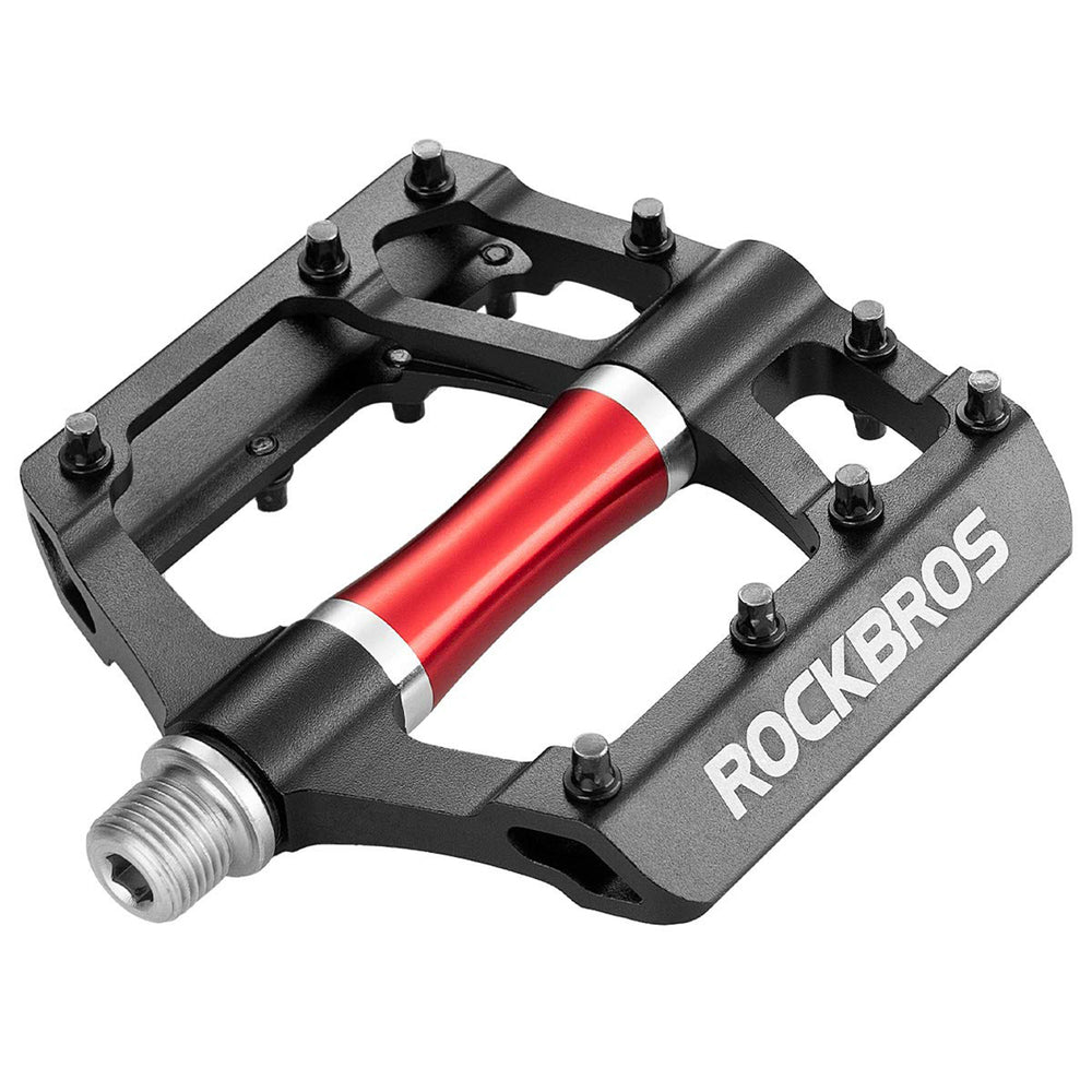 Rockbros 2020-12CBK Platform Aluminum Bicycle Pedals - Black