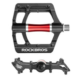 Rockbros 2020-12CBK Platform Aluminum Bicycle Pedals - Black