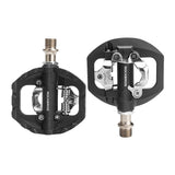 Rockbros M108 Nylon Half-Lock Double-Sided Bicycle Pedals - Black