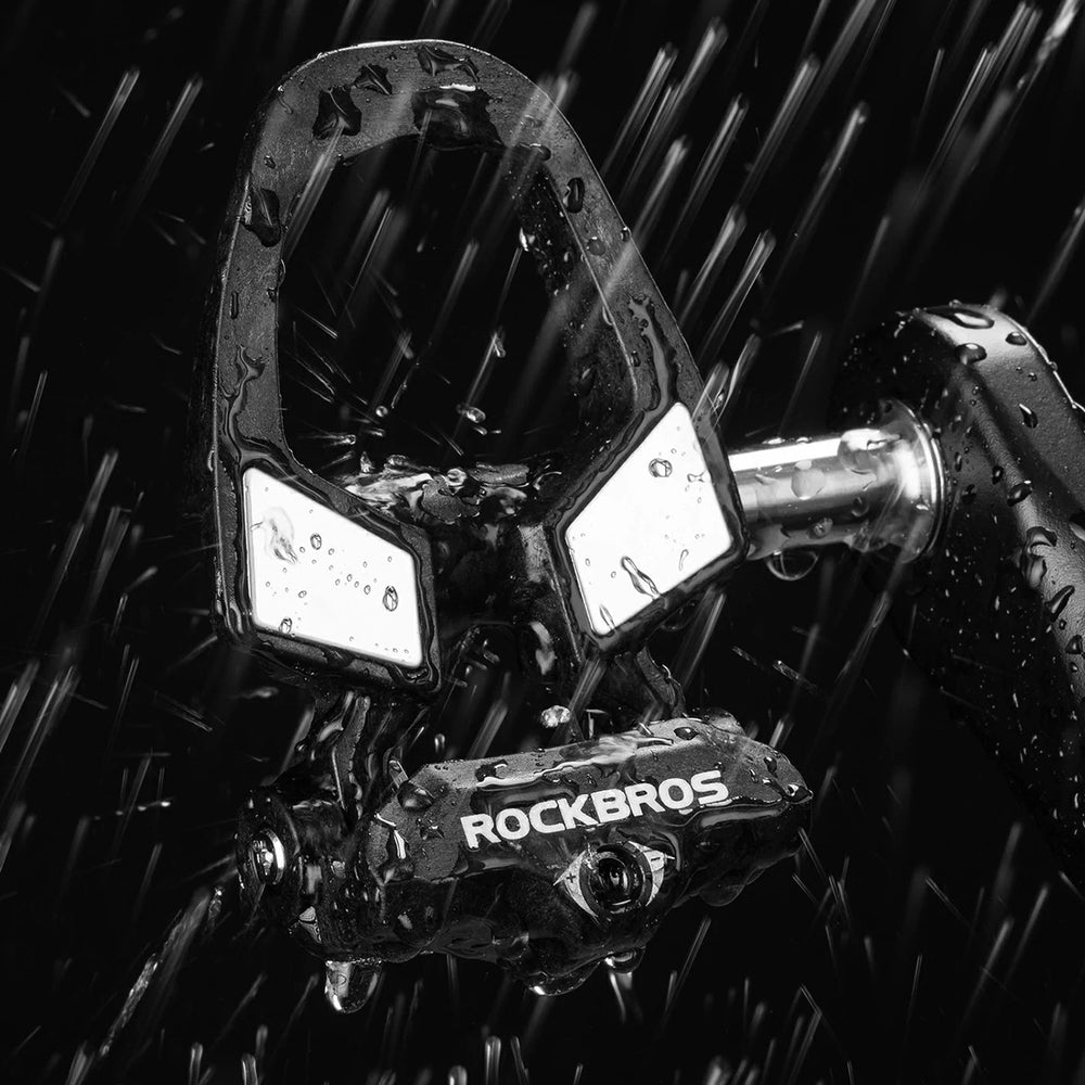 Rockbros RD9 Shimano SPD-SL Carbon og Titanium Alloy Pedaler - sort