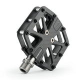 Rockbros C525 Carbon Fiber Platform Bike Pedals - Black