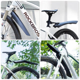 Rockbros FK-880 front and rear bicycle fenders for 24" bikes - black