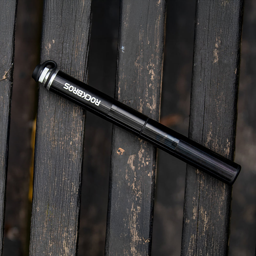 Rockbros HQ-67A-L03 BK Bicycle Pump with Pressure Gauge - Black