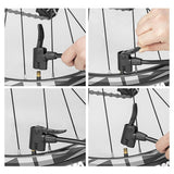 Rockbros 4522L Ultralight Foot Bicycle Pump - Black