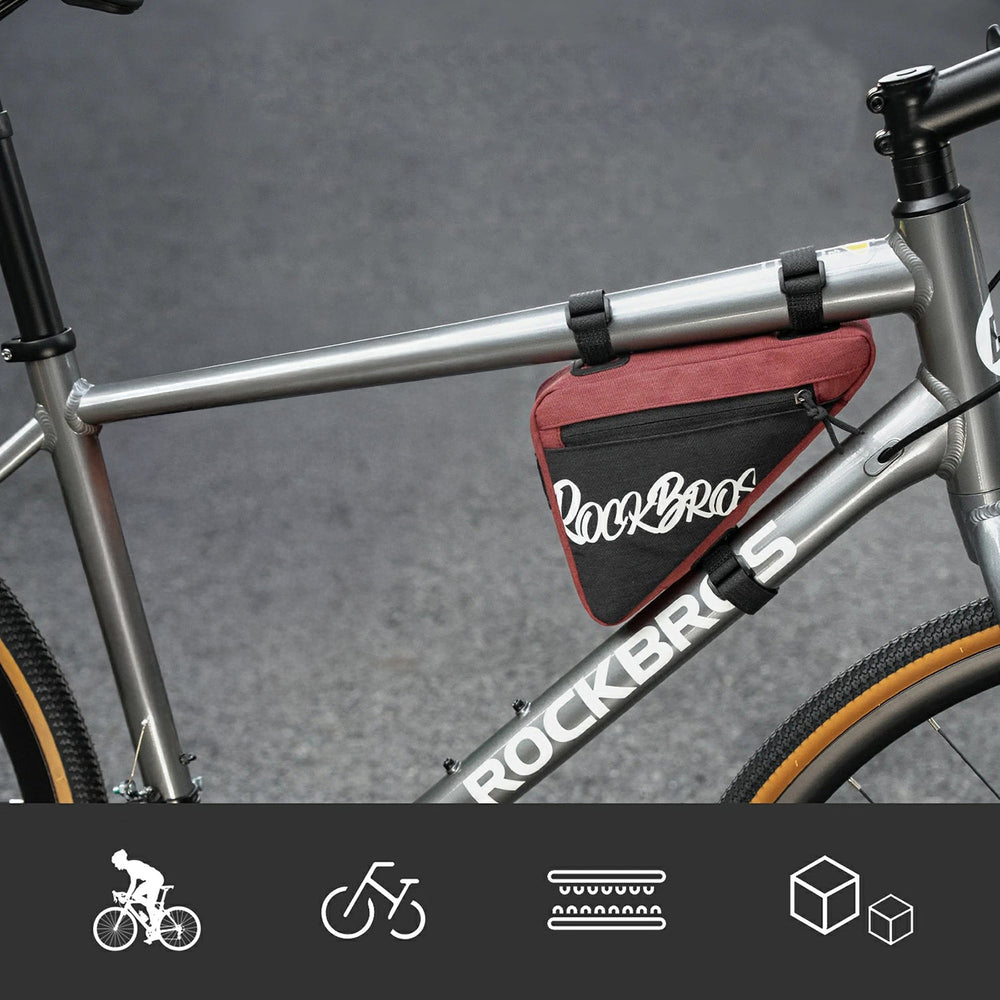 Rockbros G001 Flash Journey Triangle Frame Bike Bag 0.8 l - Red