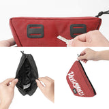 Rockbros G011 Flash Journey trapezoidal handlebar bike bag 0.7 l - red