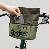 Rockbros W020-1 Foldable Handlebar Bicycle Bag - Green