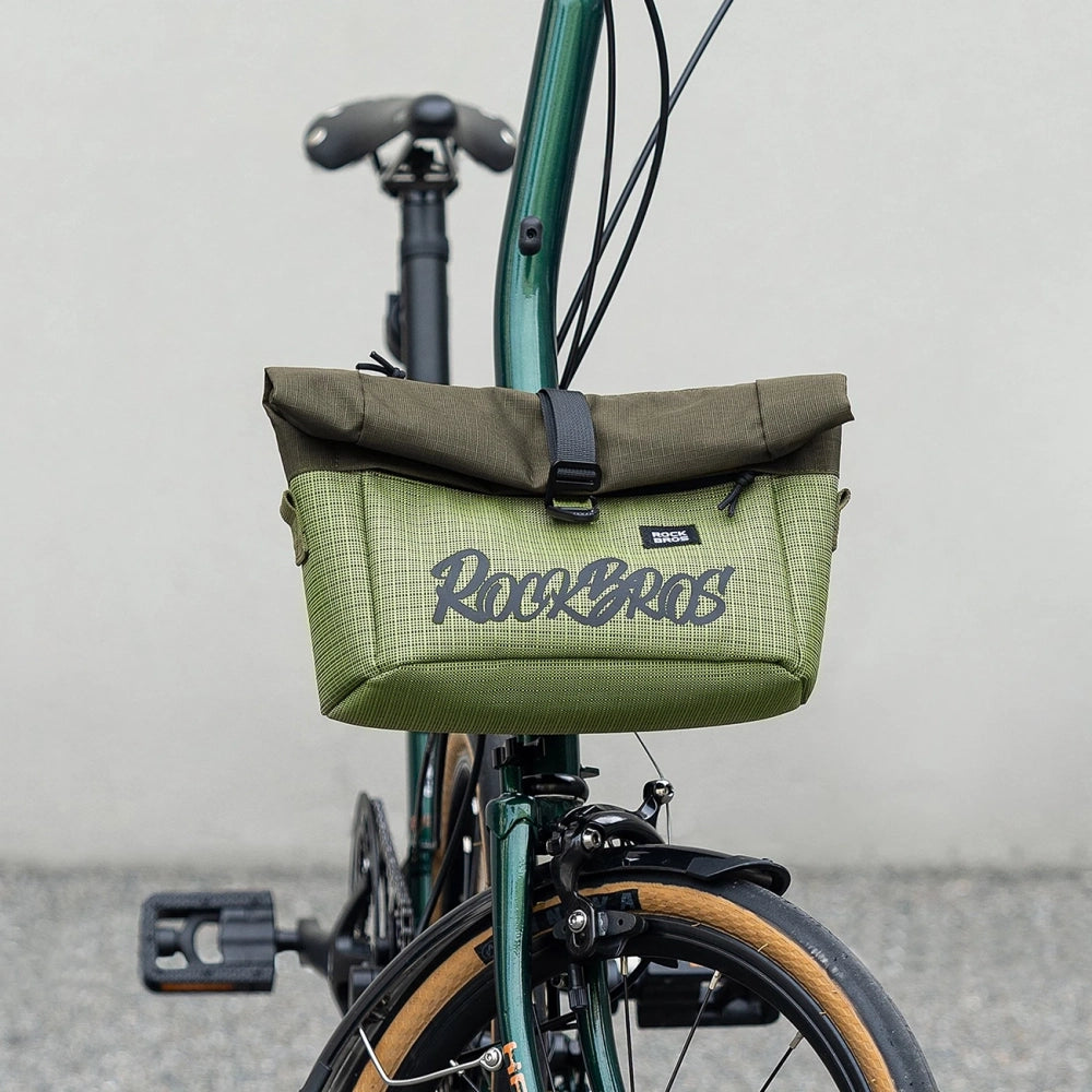 Rockbros W020 Dual-Purpose Front Bag, Bike/Shoulder - Green