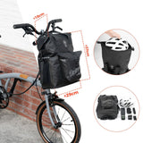 Rockbros AS-158 Handlebar Bag for Brompton 18L Folding Bike - Black