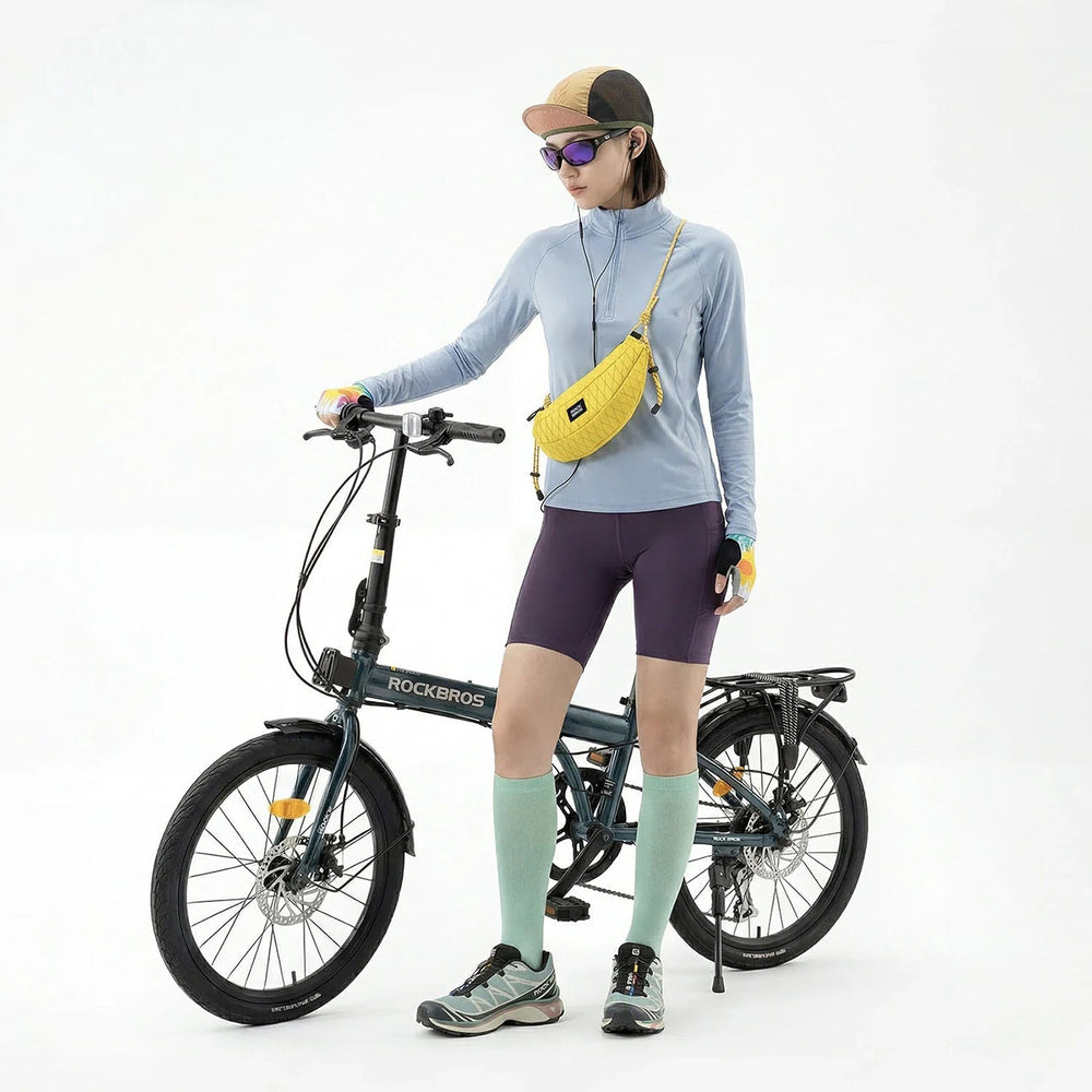 Rockbros H74 Bicycle Bag for Handlebar or Banana Shoulder 1.8L - Yellow