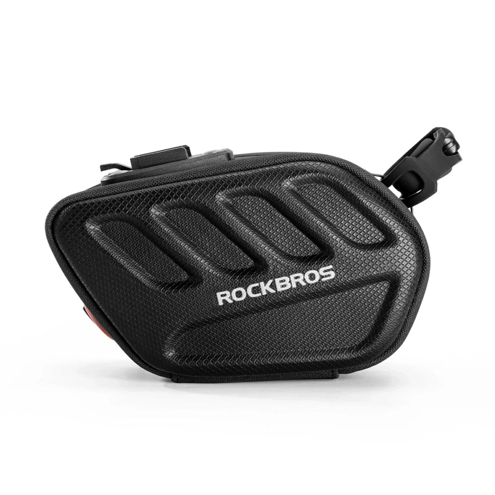 Rockbros C61 Bike Saddle Bag with Smart Rear Light 0.45L - Black