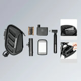 Rockbros C61 Bike Saddle Bag with Smart Rear Light 0.45L - Black