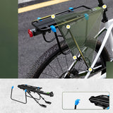 Rockbros Shelves HJ10010 Quick-Mount Bike Rack with Reflector - Black
